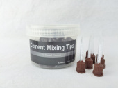 Смесительные насадки 1:1 (50шт) длинные БЕЛЫЕ Cement Mixing Tips СПИДЕНТ 